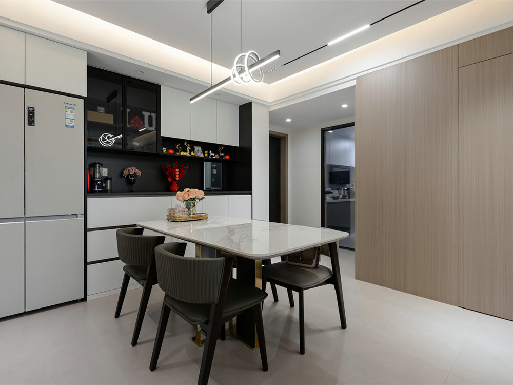 中建大公館116平現代風格裝修效果圖