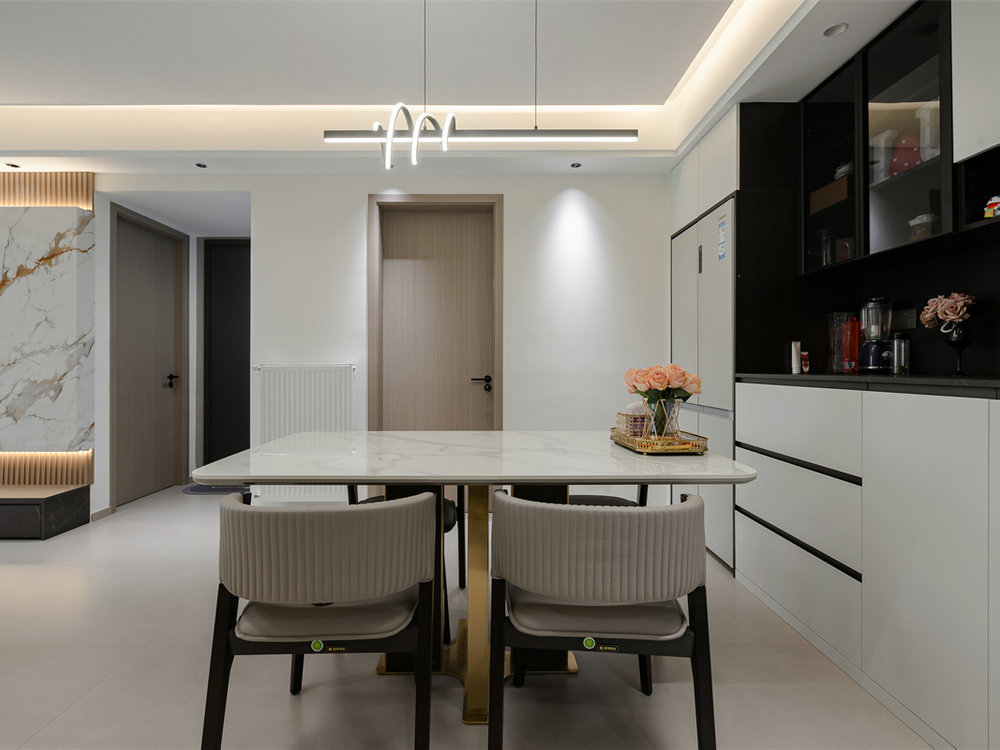 中建大公館116平現代風格裝修效果圖