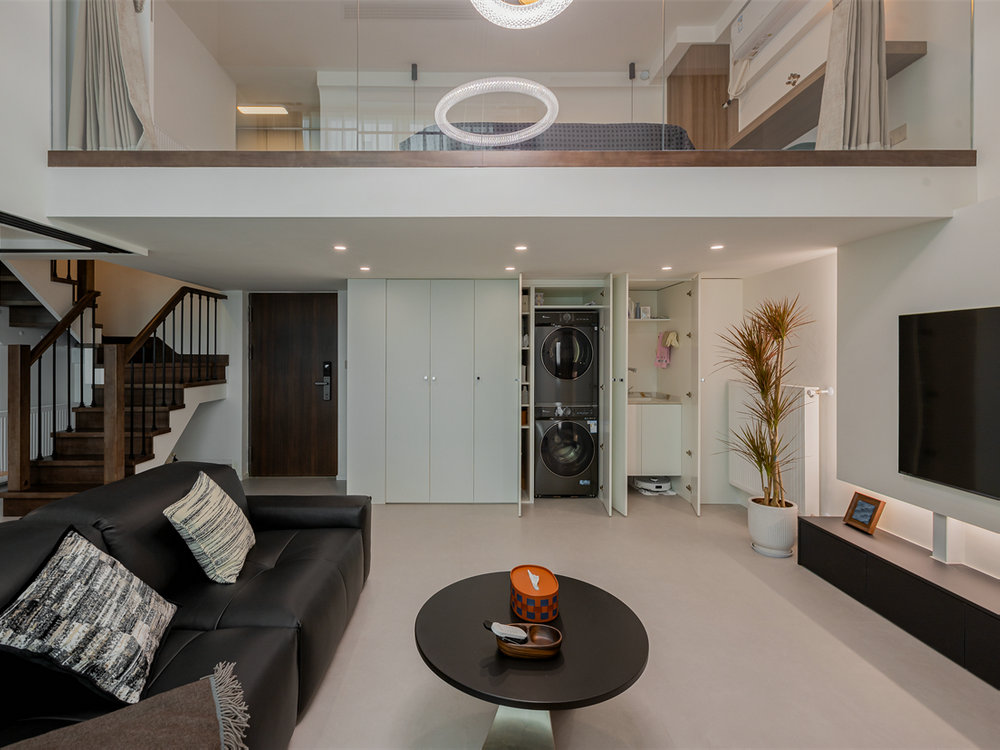 碧樂城50平loft現代風格裝修效果圖