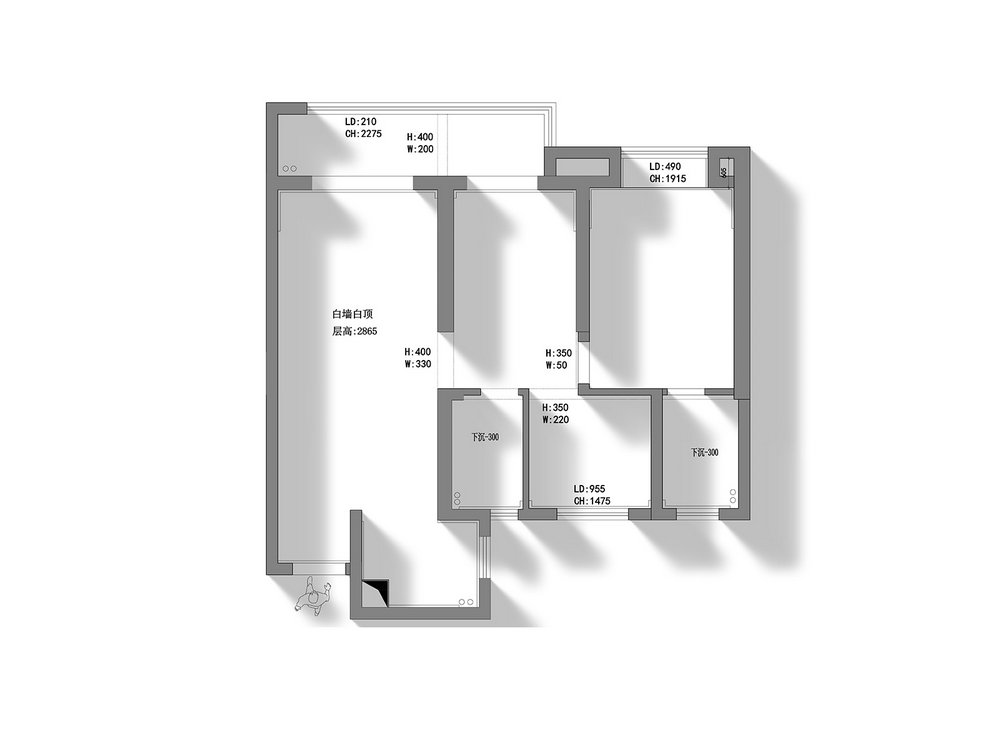 海格公館103平法式復古風格裝修效果圖