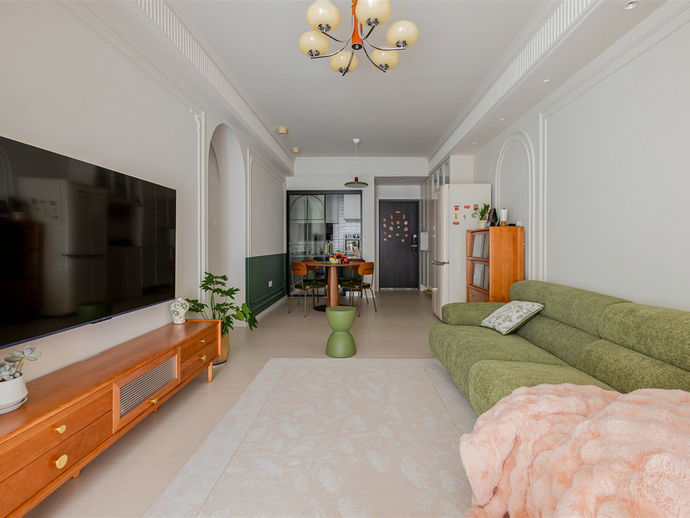 海格公館103平法式復古風格裝修效果圖