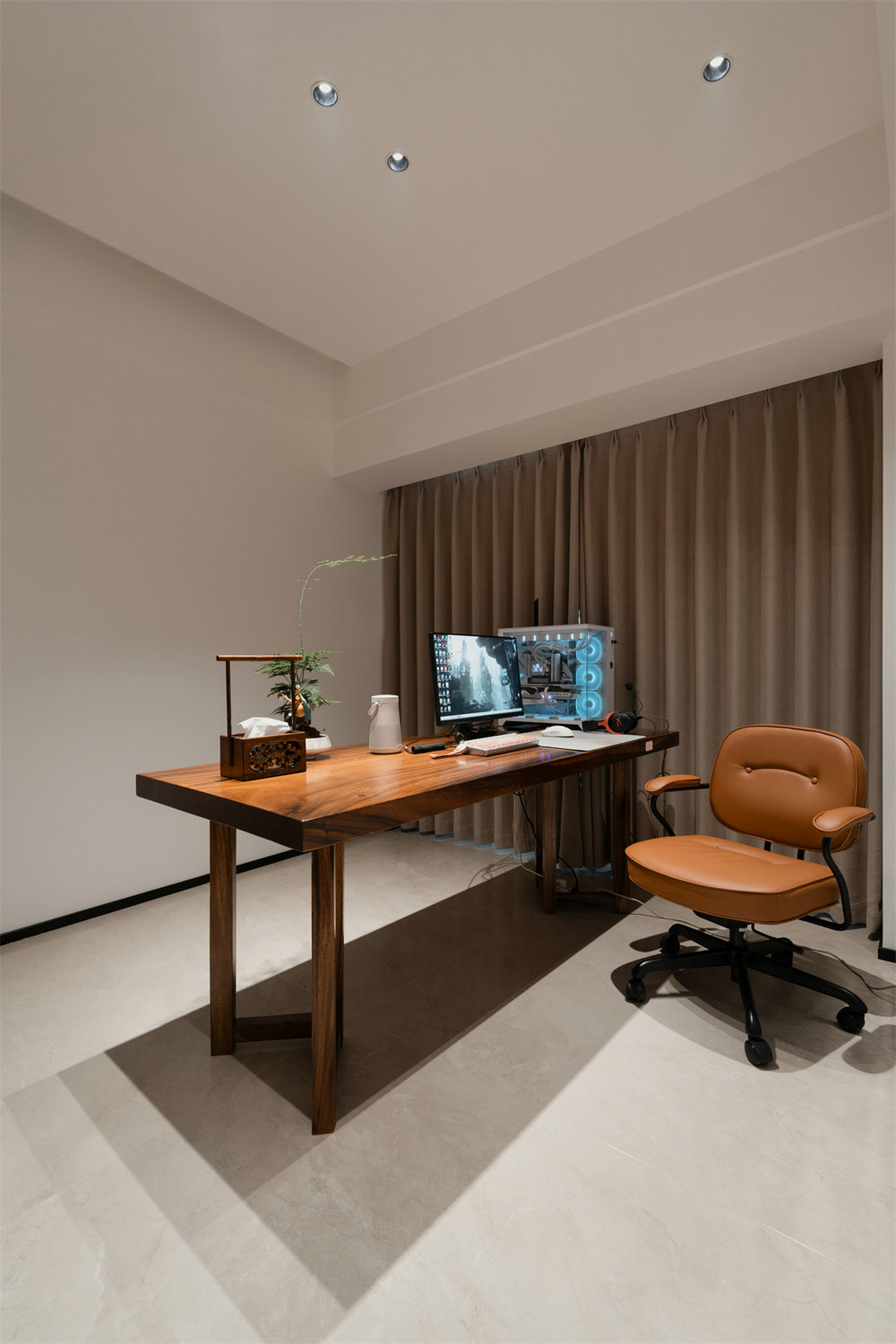 興華尚都國際133平現代輕奢風格裝修效果圖