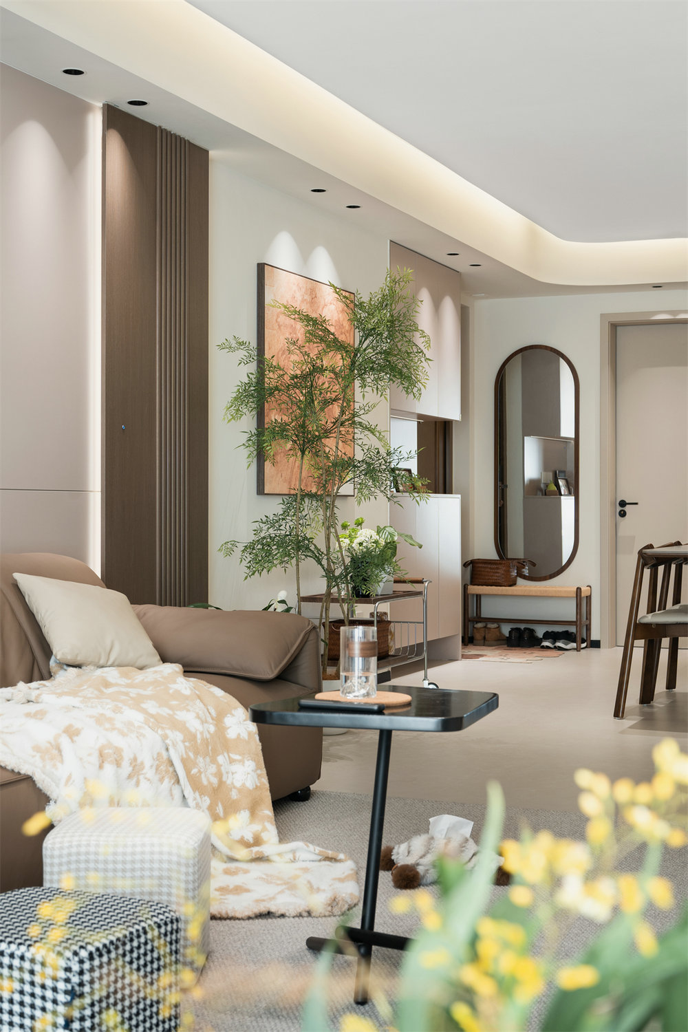 保利城云廷128平現代風格裝修效果圖