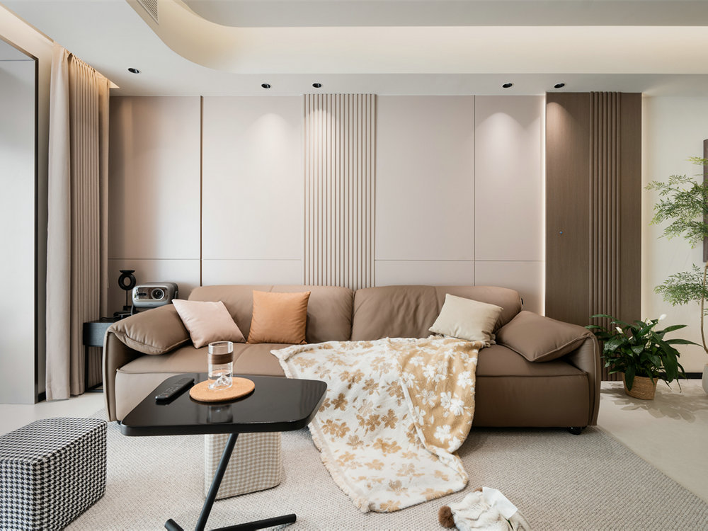 保利城云廷128平現代風格裝修效果圖