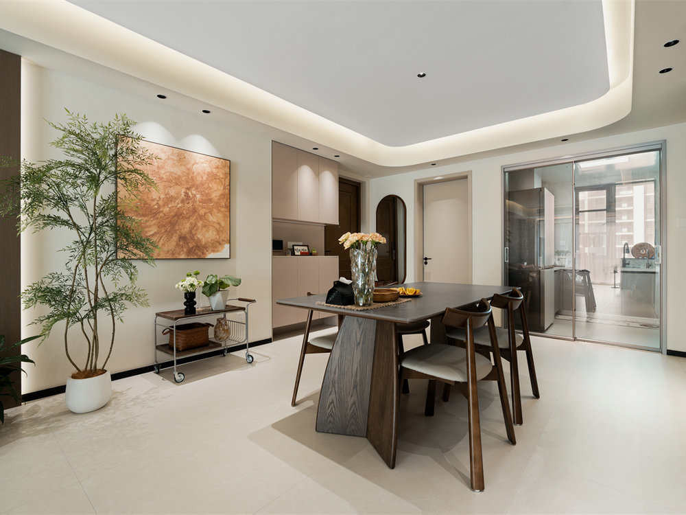 保利城云廷128平現代風格裝修效果圖