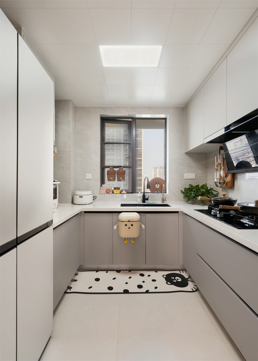 保利城云廷128平現代風格裝修效果圖