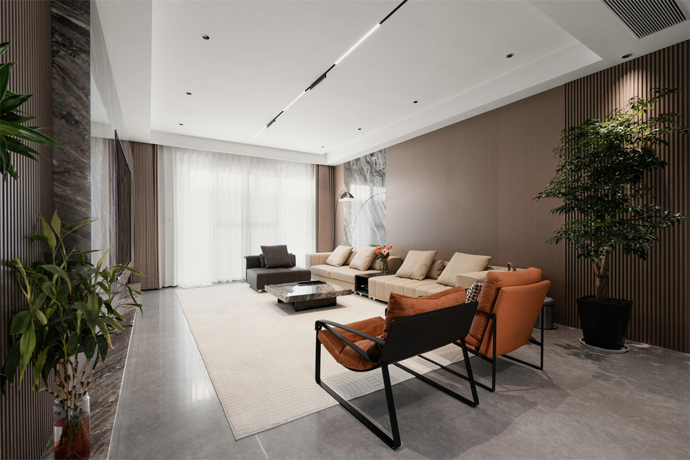 碧桂園映月灣300平現代風格別墅裝修效果圖