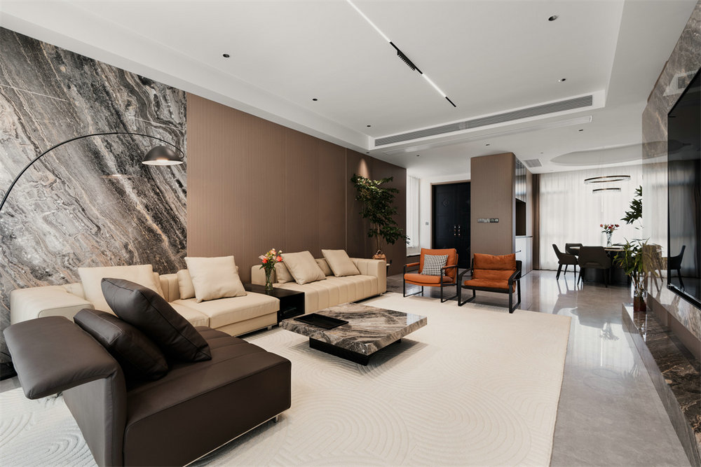 碧桂園映月灣300平現代風格別墅裝修效果圖