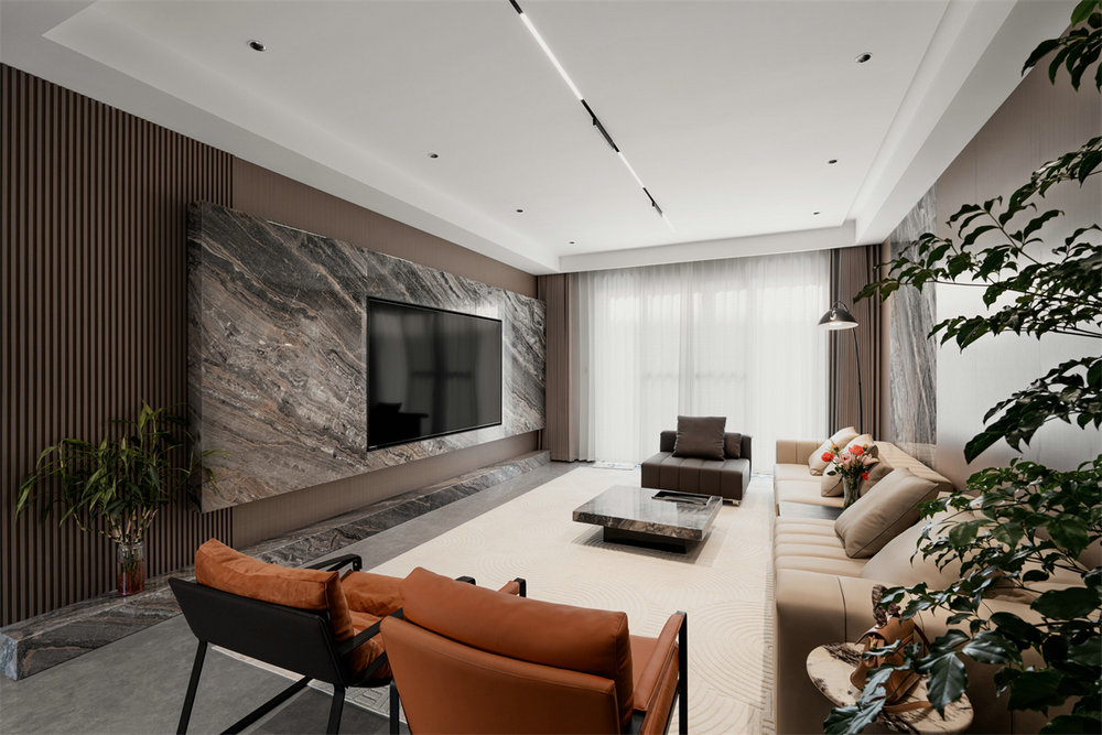 碧桂園映月灣300平現代風格別墅裝修效果圖