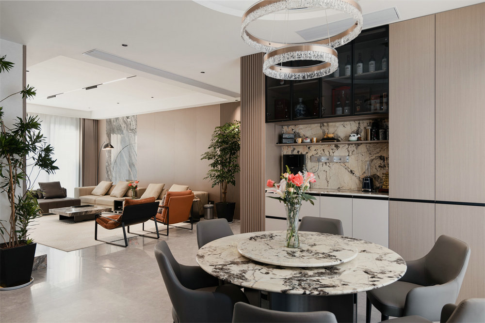 碧桂園映月灣300平現代風格別墅裝修效果圖