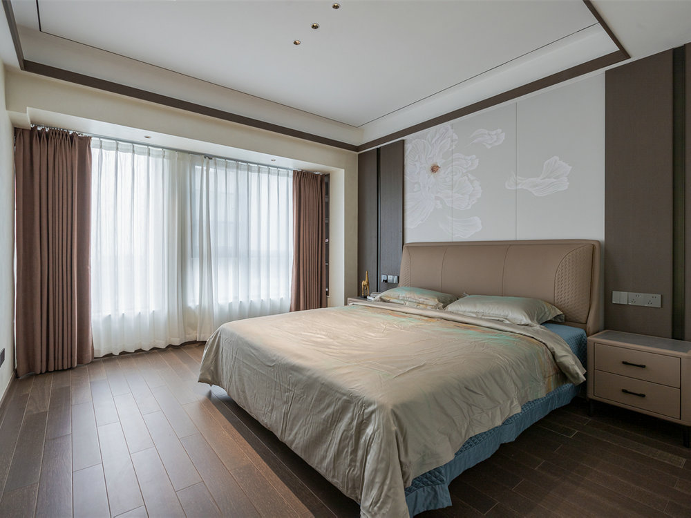 金沙泊岸220平新中式風格裝修效果圖