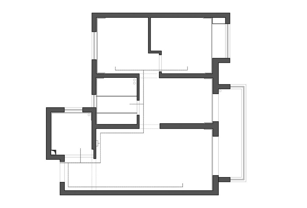 中建大公館101平現代風格裝修效果圖
