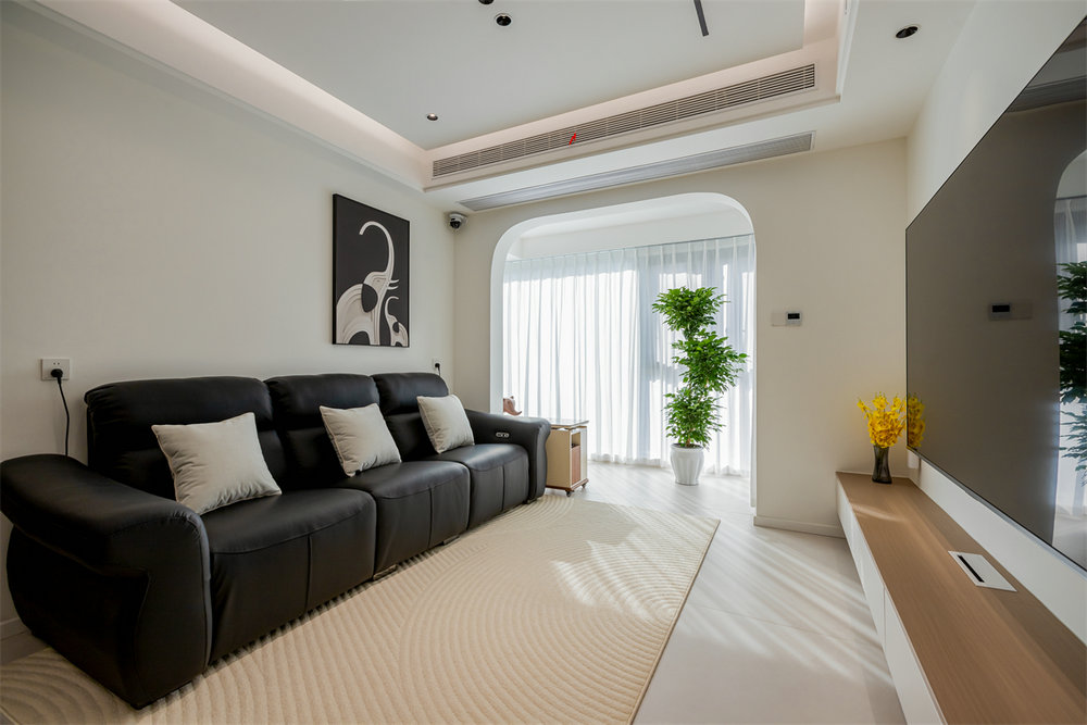 中建大公館101平現代風格裝修效果圖