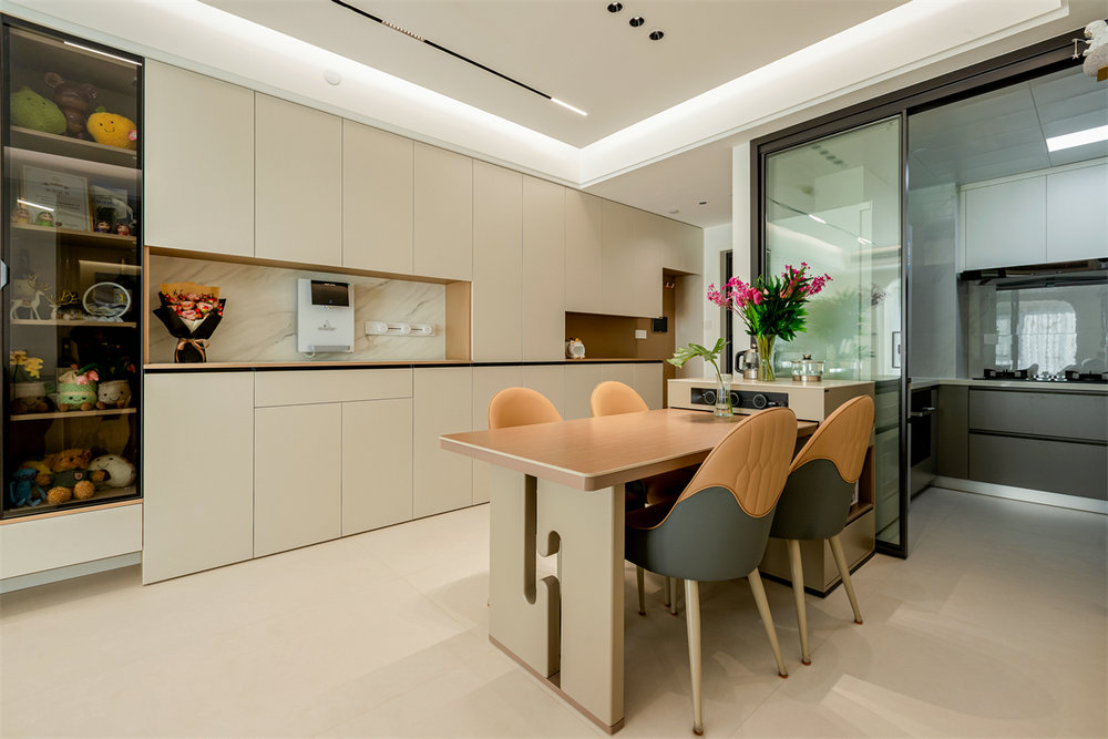 中建大公館101平現代風格裝修效果圖