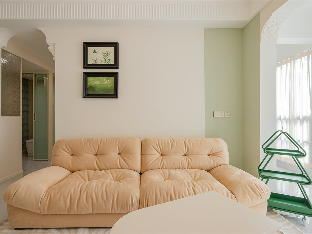 中建大公館103平法式風格裝修效果圖