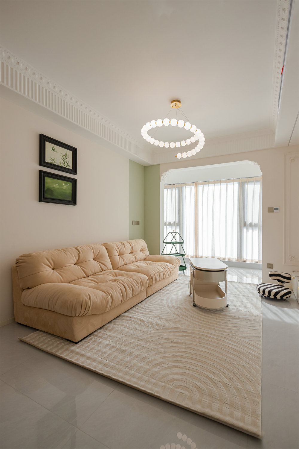 中建大公館103平法式風格裝修效果圖