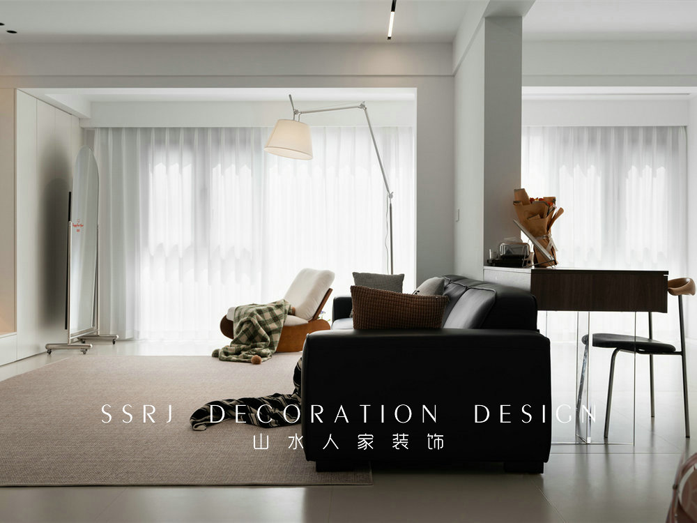 長投綠城蘭園138平簡約風格裝修效果圖