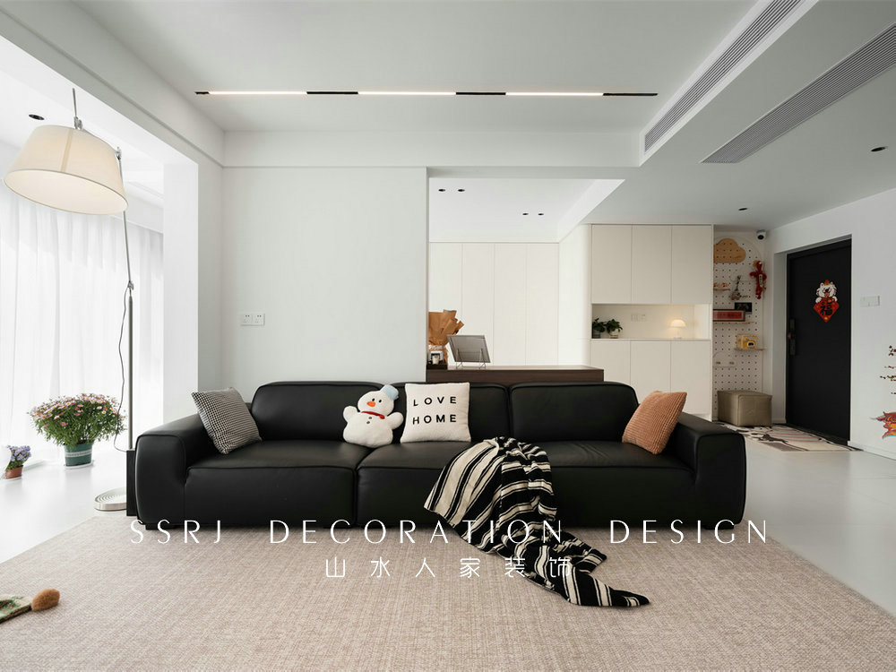 長投綠城蘭園138平簡約風格裝修效果圖