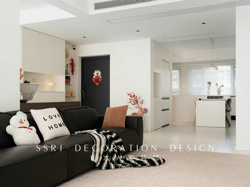 長投綠城蘭園138平簡約風格裝修效果圖