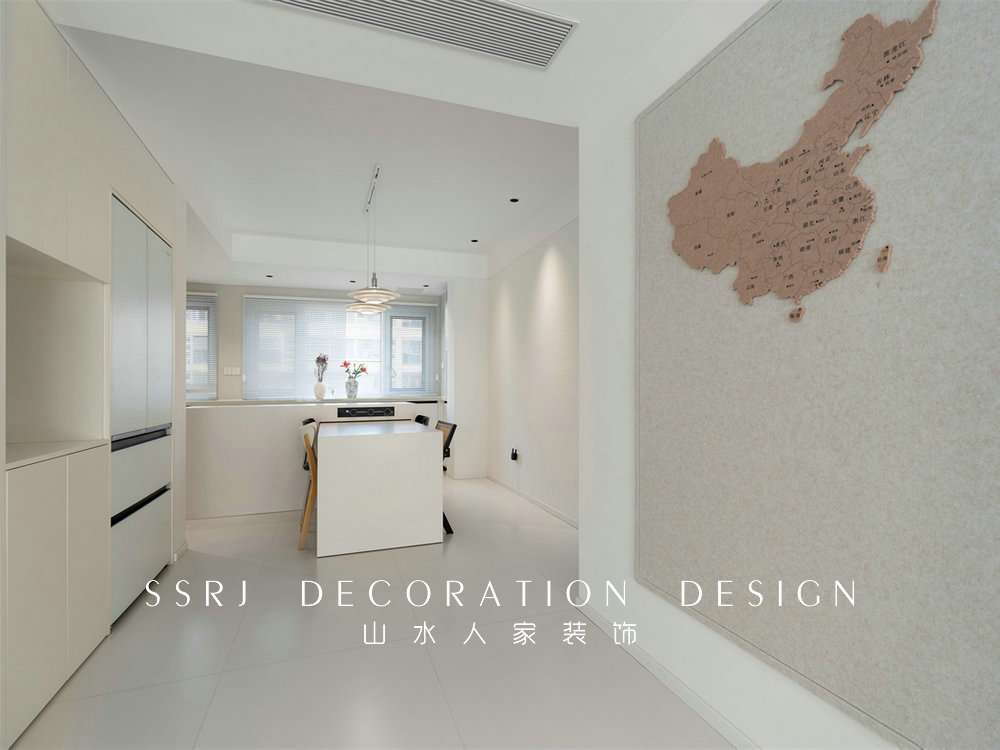 長投綠城蘭園138平簡約風格裝修效果圖