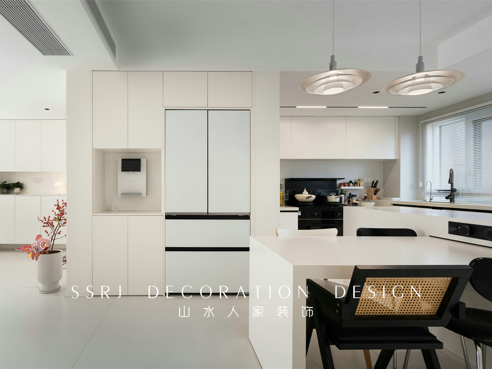 長投綠城蘭園138平簡約風格裝修效果圖