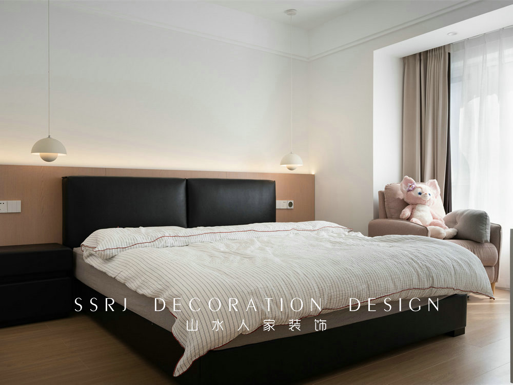 長投綠城蘭園138平簡約風格裝修效果圖