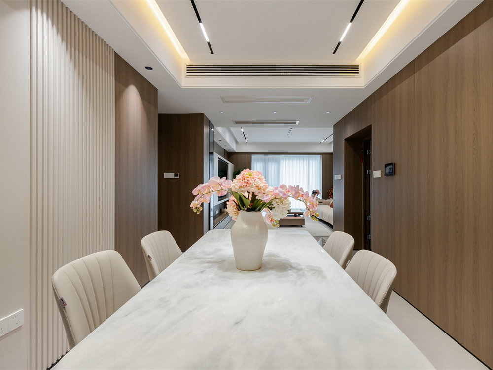 融僑濱江城美域181平現代風格裝修效果圖