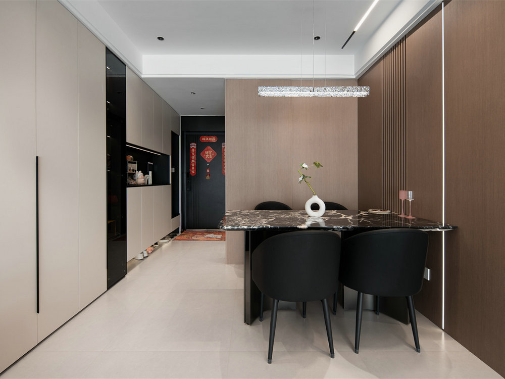 尚城國際106平意式極簡風格裝修效果圖