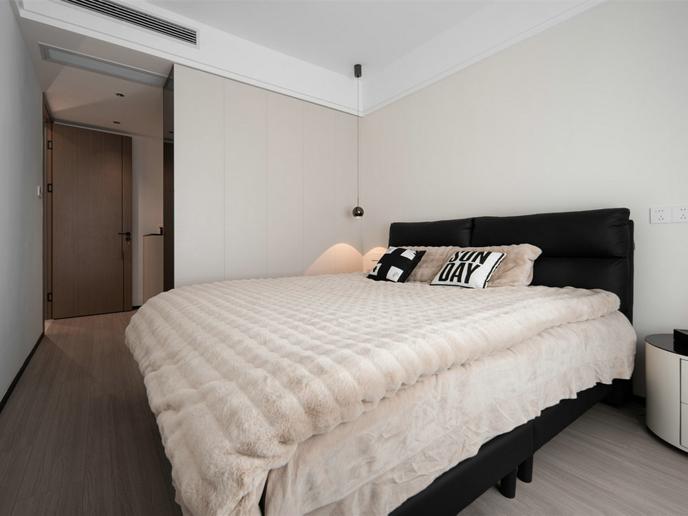 尚城國際106平意式極簡風格裝修效果圖