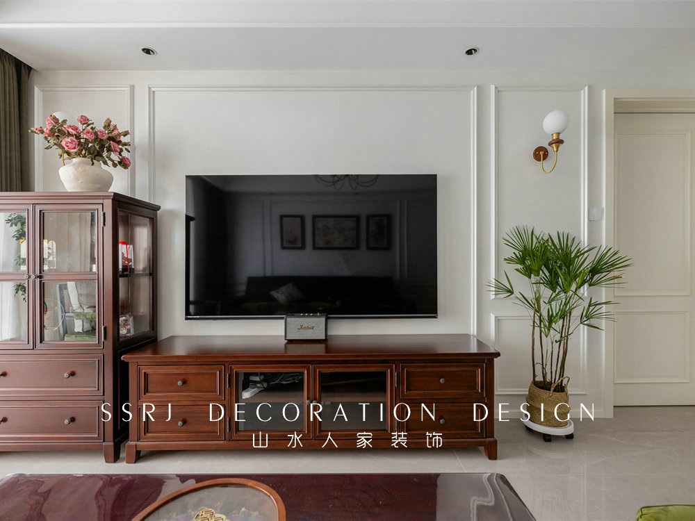 漢口印143平現代美式風格裝修效果圖