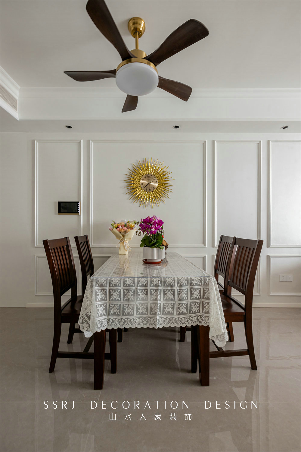 漢口印143平現代美式風格裝修效果圖