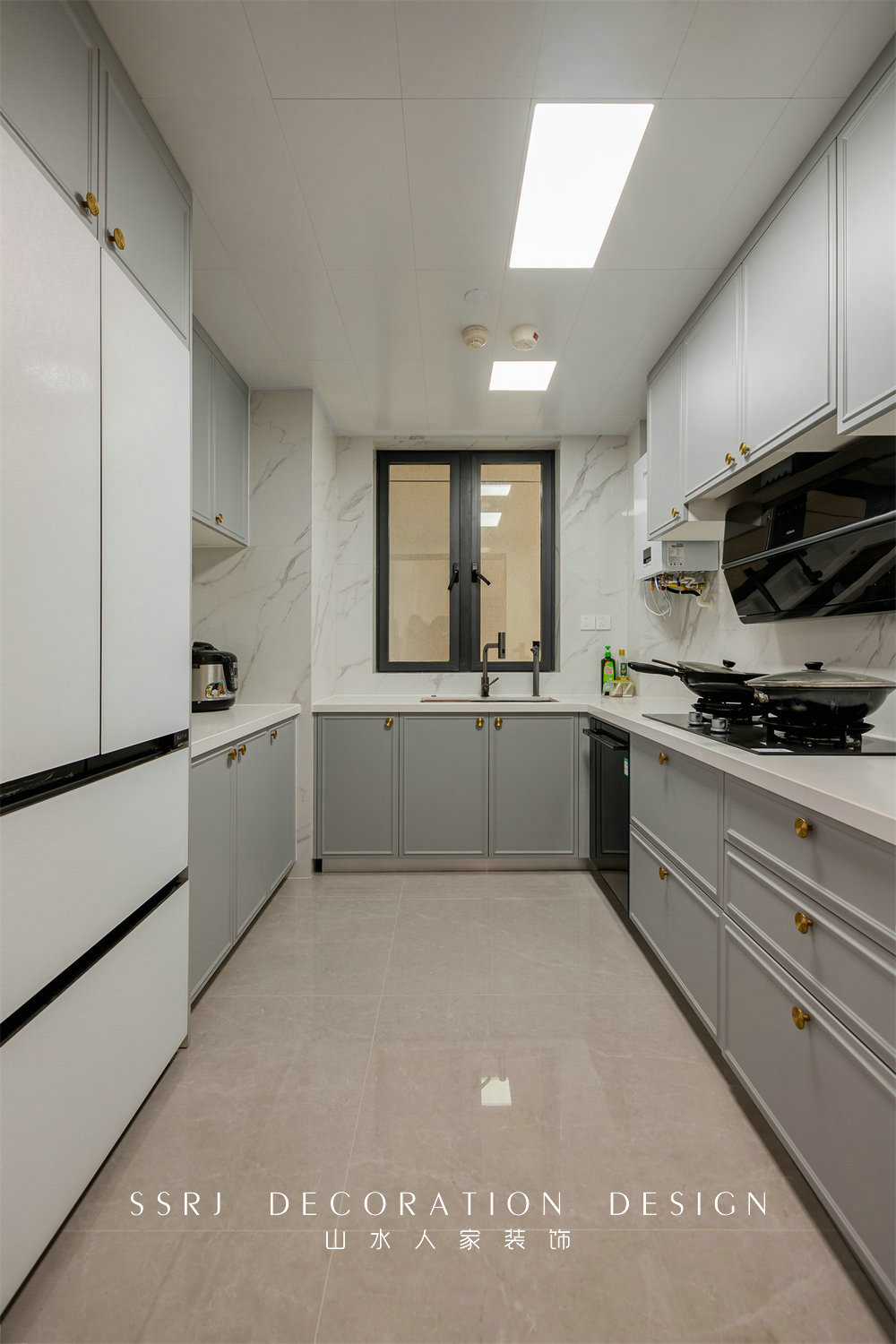 漢口印143平現代美式風格裝修效果圖