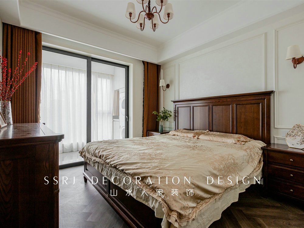 漢口印143平現代美式風格裝修效果圖