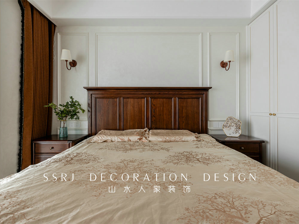 漢口印143平現代美式風格裝修效果圖