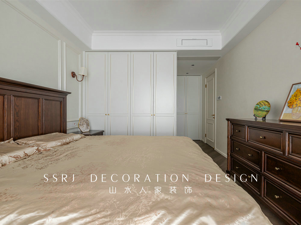 漢口印143平現代美式風格裝修效果圖