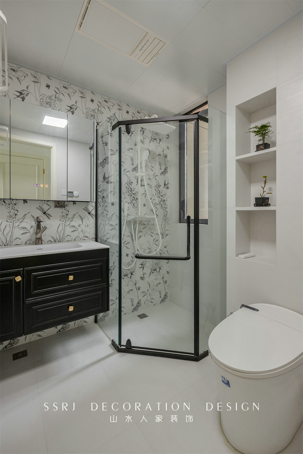 漢口印143平現代美式風格裝修效果圖