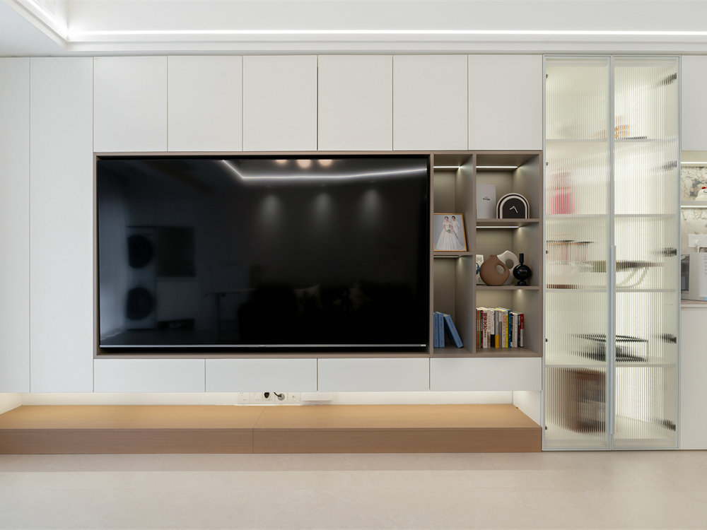 中建鉑公館112平奶油風格裝修效果圖