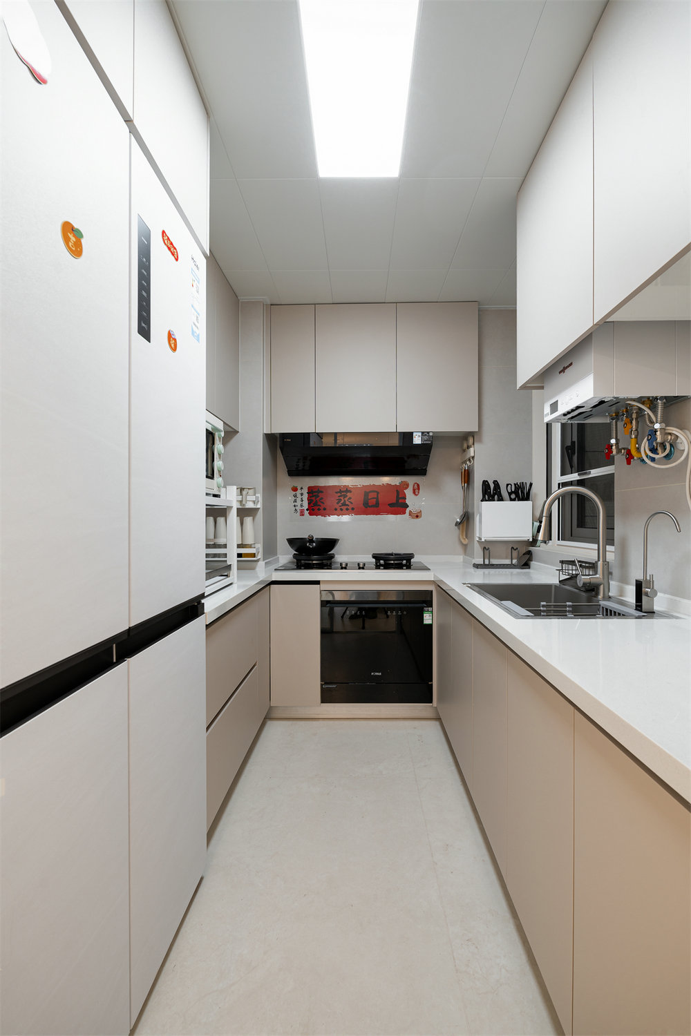 中建鉑公館112平奶油風格裝修效果圖