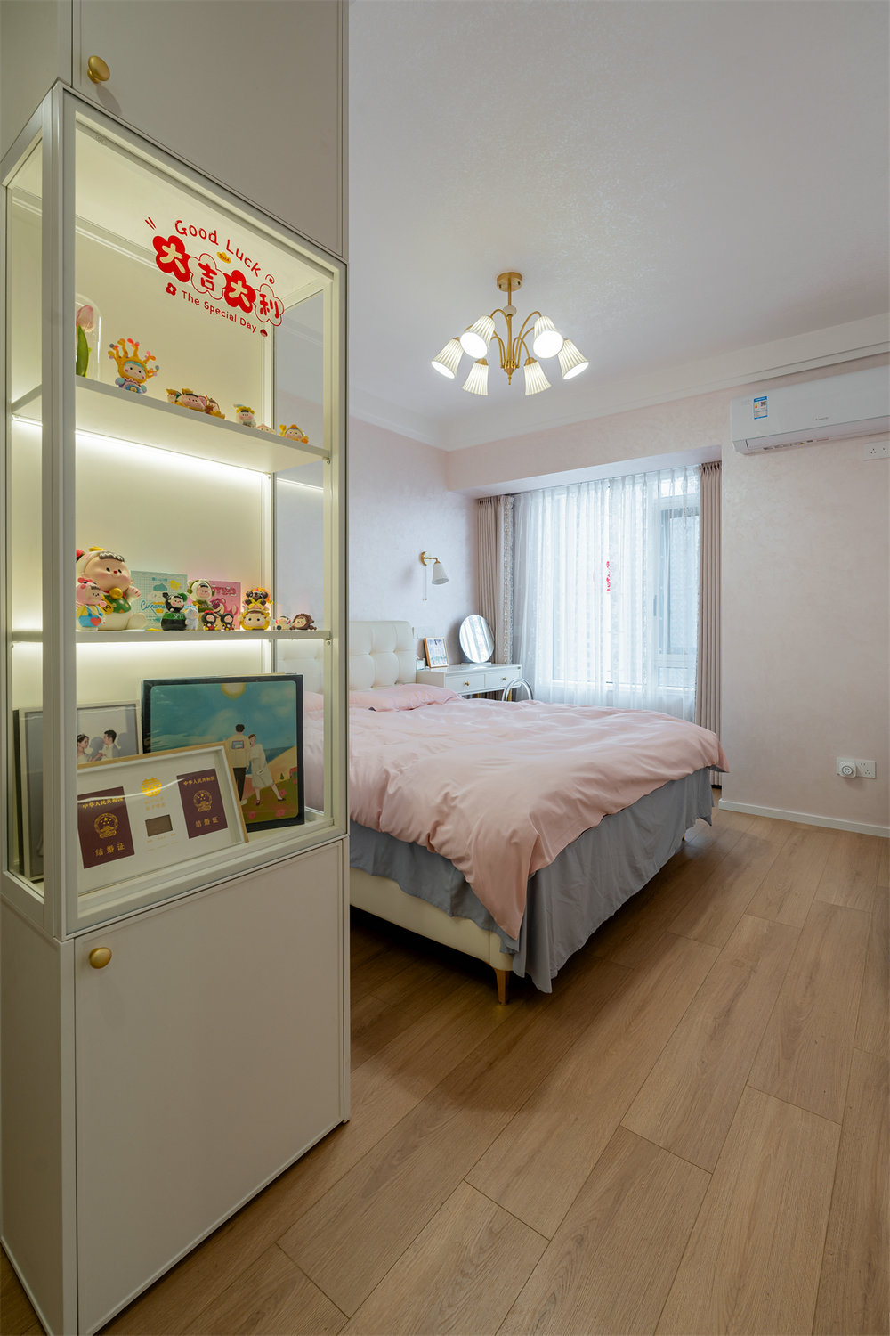 中建鉑公館112平奶油風格裝修效果圖