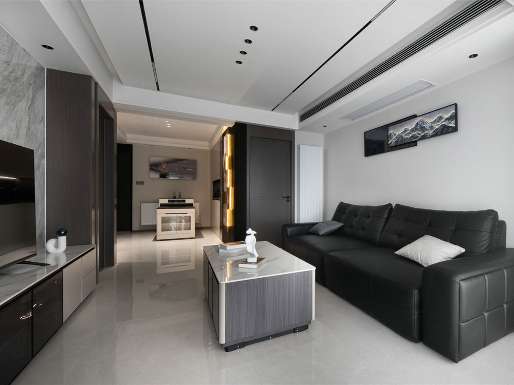 永泰時代95平現代輕奢風格裝修效果圖