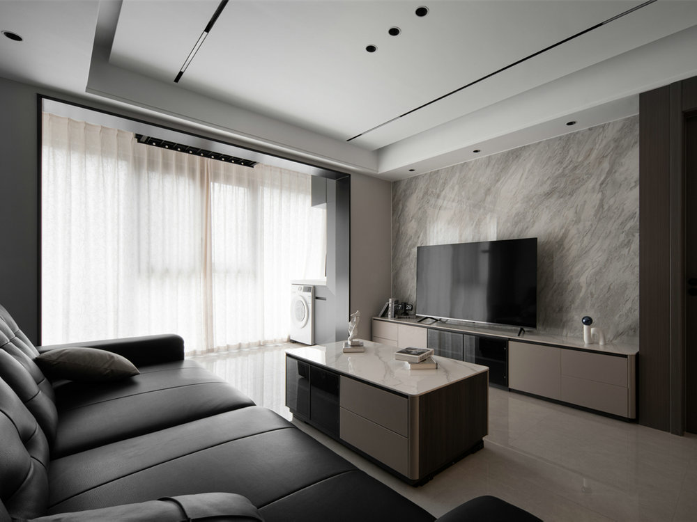 永泰時代95平現代輕奢風格裝修效果圖