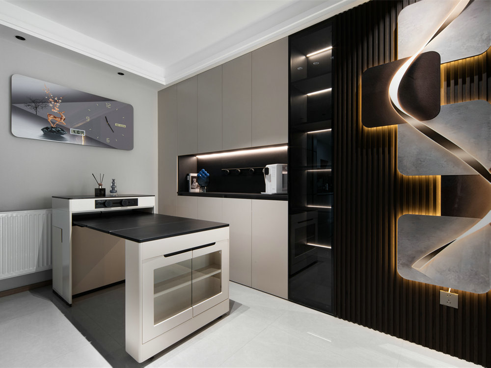 永泰時代95平現代輕奢風格裝修效果圖