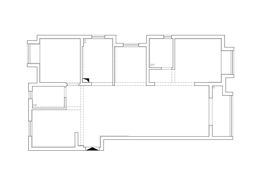 漢陽印象135平現代風格裝修效果圖
