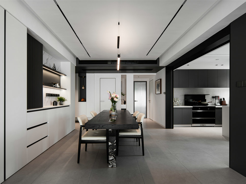 漢陽印象135平現代風格裝修效果圖