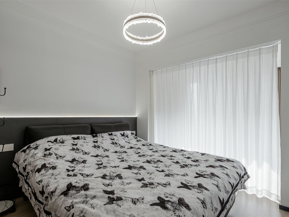 海林廣場123平現代風格裝修效果圖