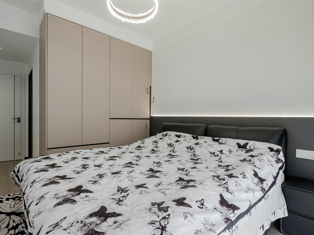 海林廣場123平現代風格裝修效果圖