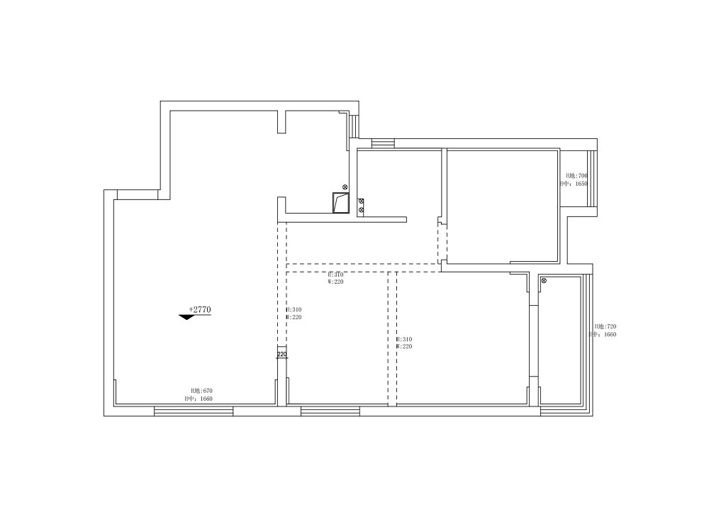 融創95號院95平中古風格裝修效果圖