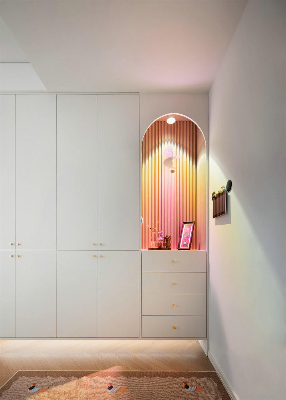 融創95號院95平中古風格裝修效果圖