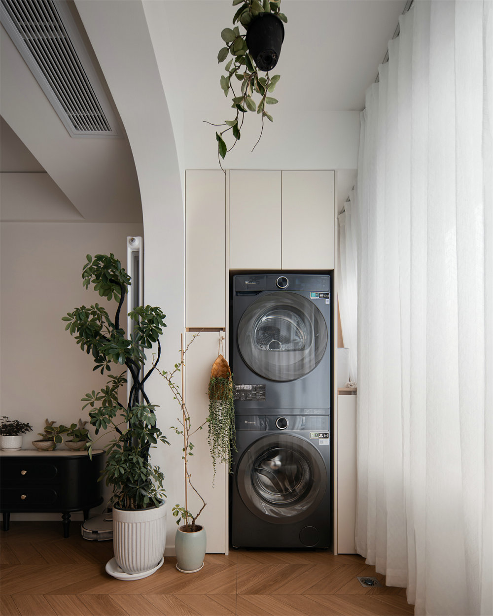 融創95號院95平中古風格裝修效果圖