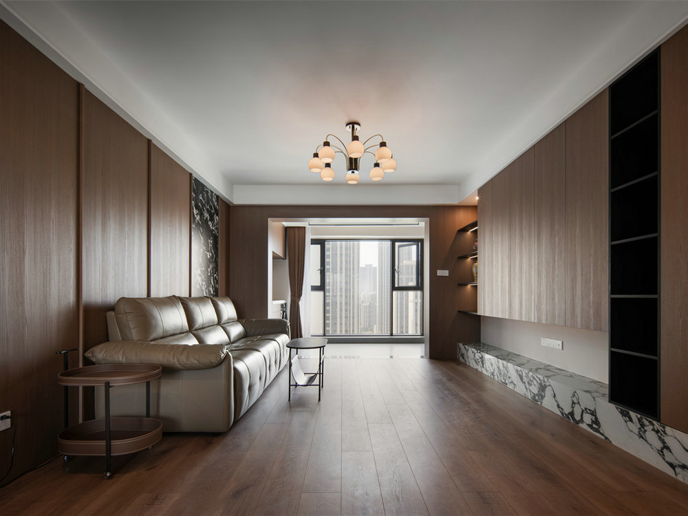 天匯龍城龍桂苑143平中古風格裝修效果圖